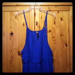 Blue tank sundress